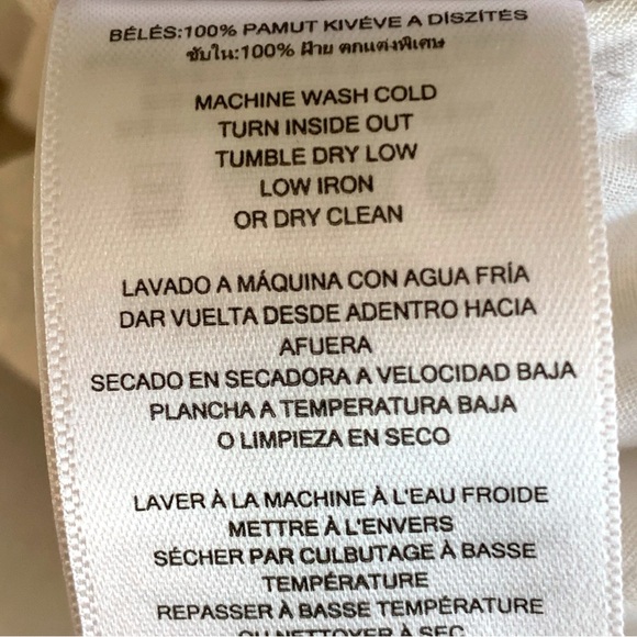 MICHAEL KORS WHITE COTTON EYELET RUFFLE SCALLOPED HEM MINI SKIRT. WOMEN’… - Picture 7 of 7